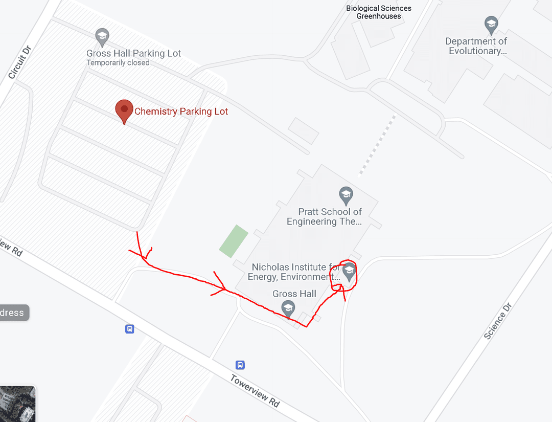 parking information